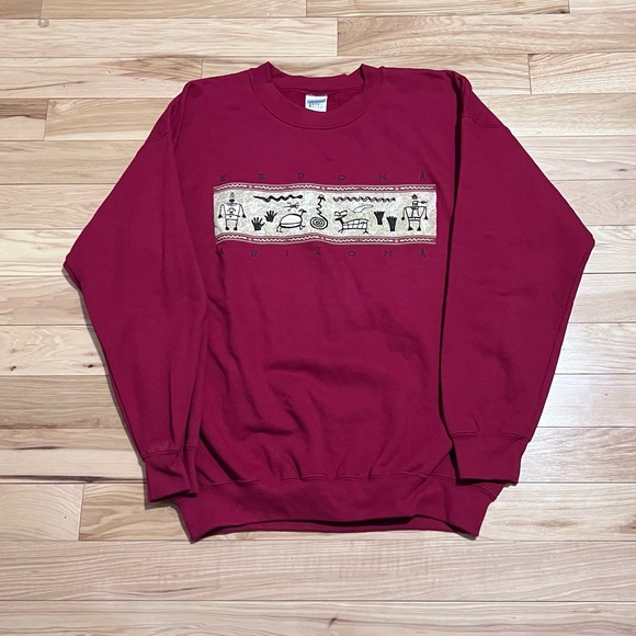 American Vintage Other - Red Sedona Arizona Crewneck Sweater